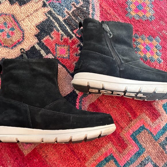 Sorel Explorer Zip Black/Noir Size 7.5 - Picture 2 of 5